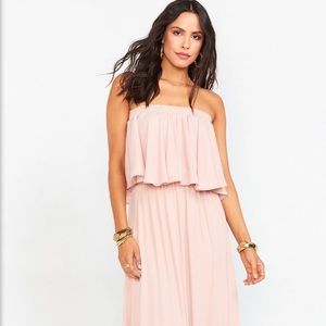Dusty rose bridesmaid dress